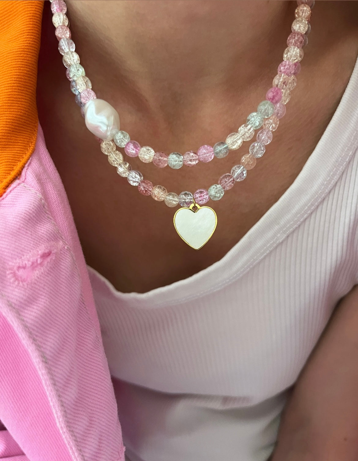 Collier Camélia (perle)