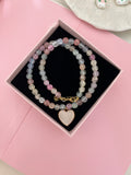 Collier Camélia (coeur)