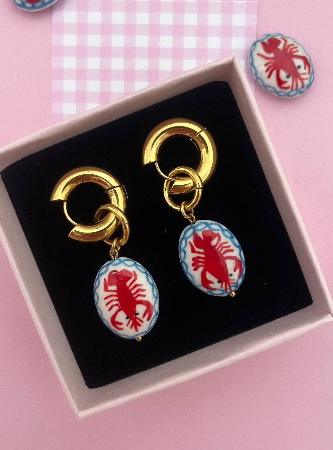 Boucles d’oreilles HOMARD