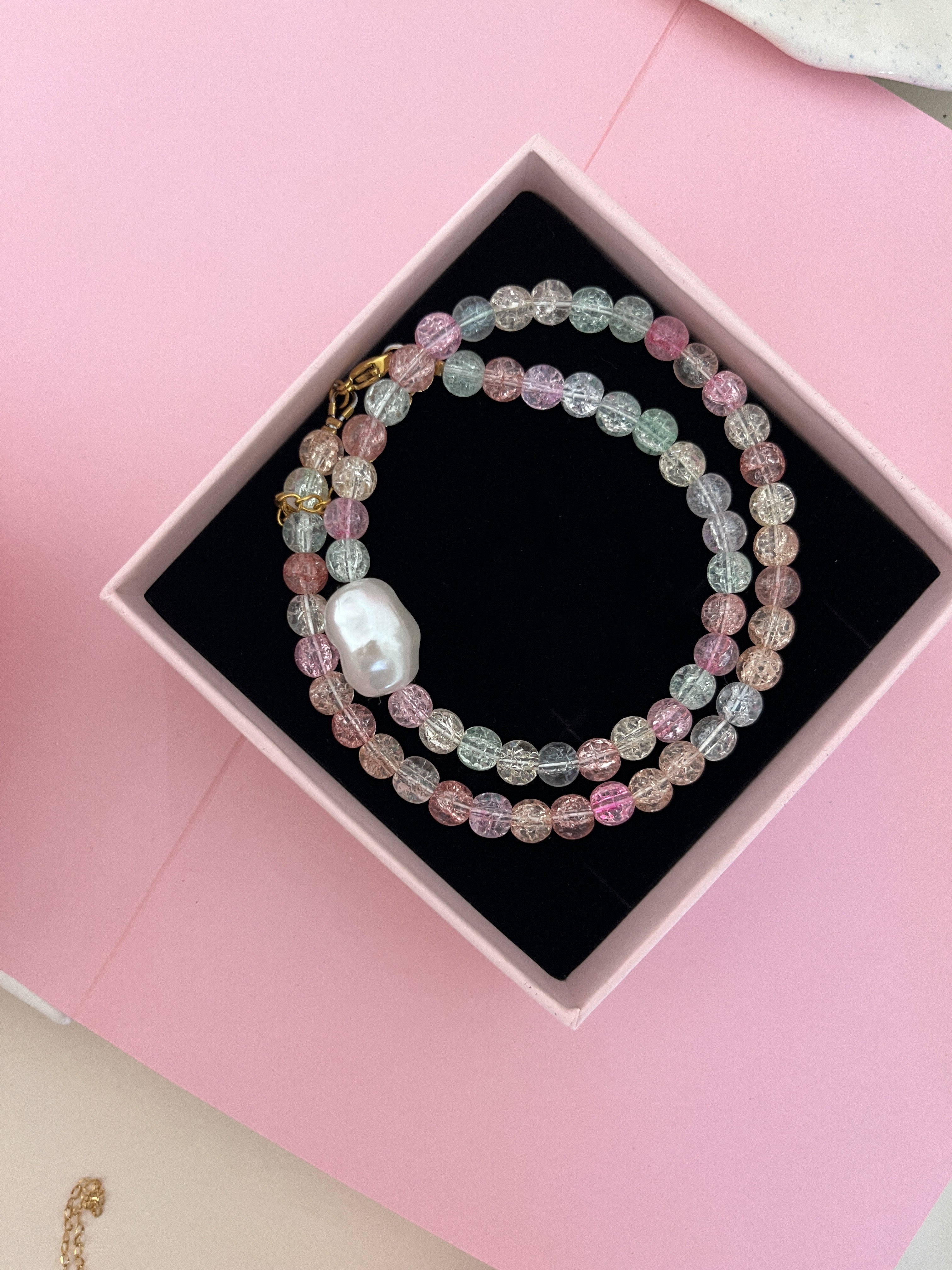 Collier Camélia (perle)