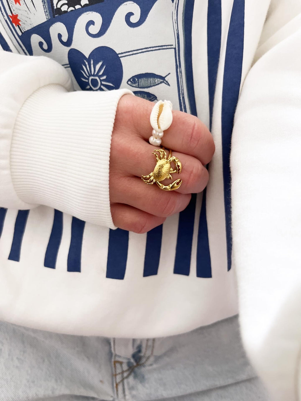 Bague Crabe