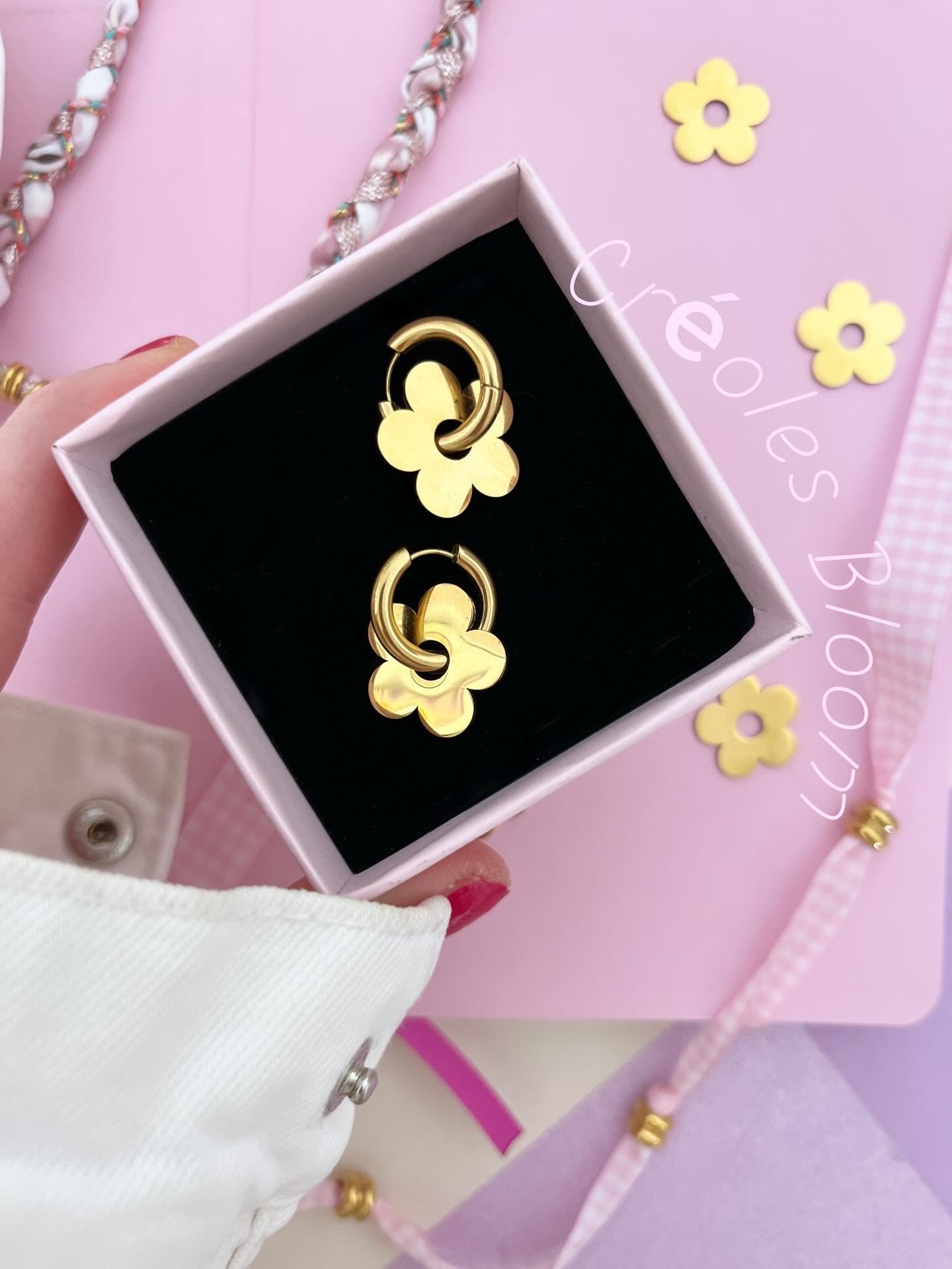 Créoles BLOOM à personnaliser