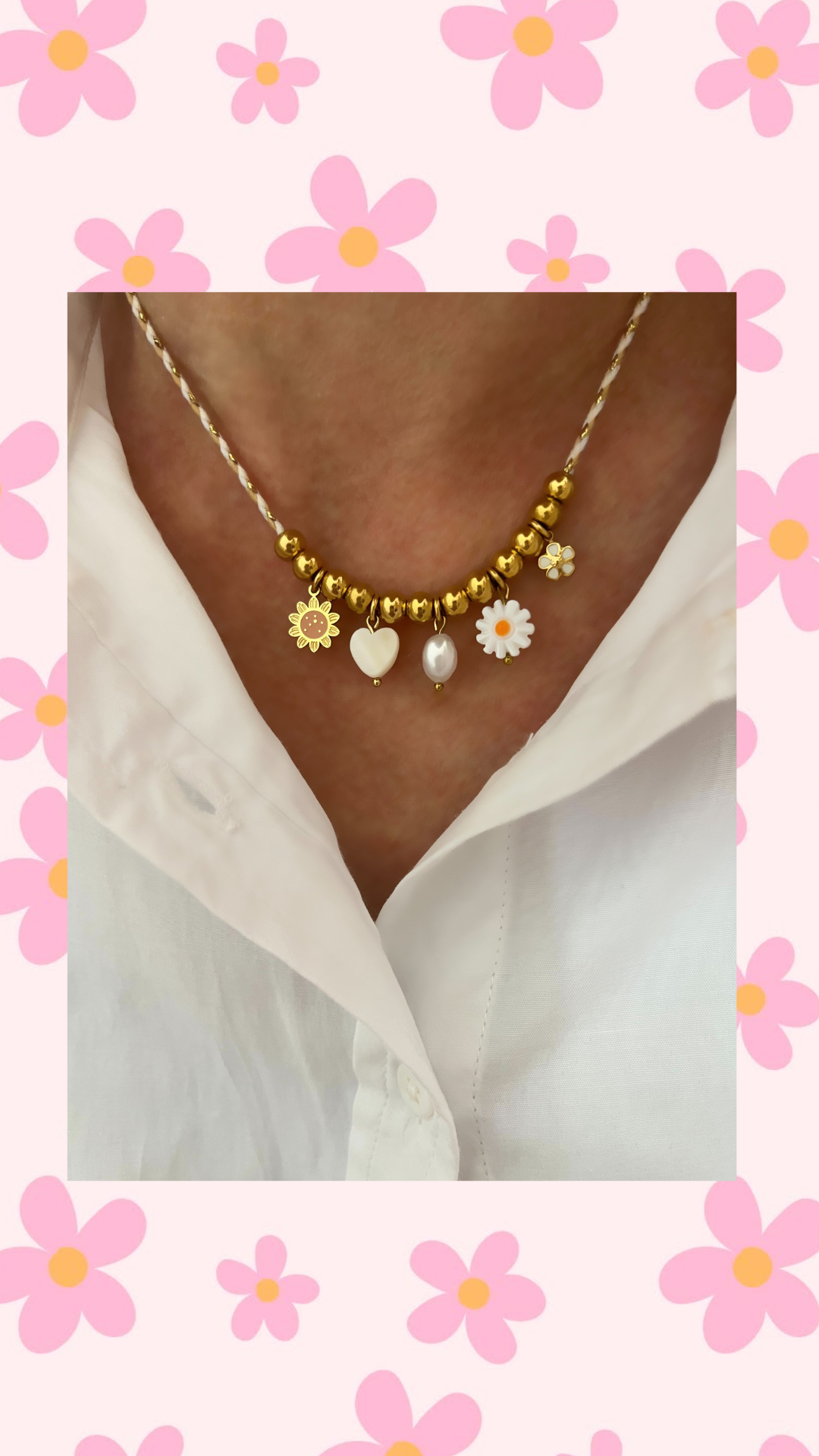 Collier POPPY cordon