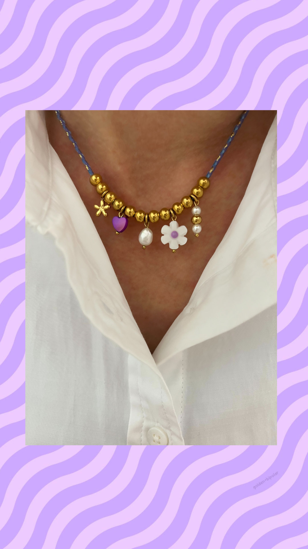 Collier POPPY cordon