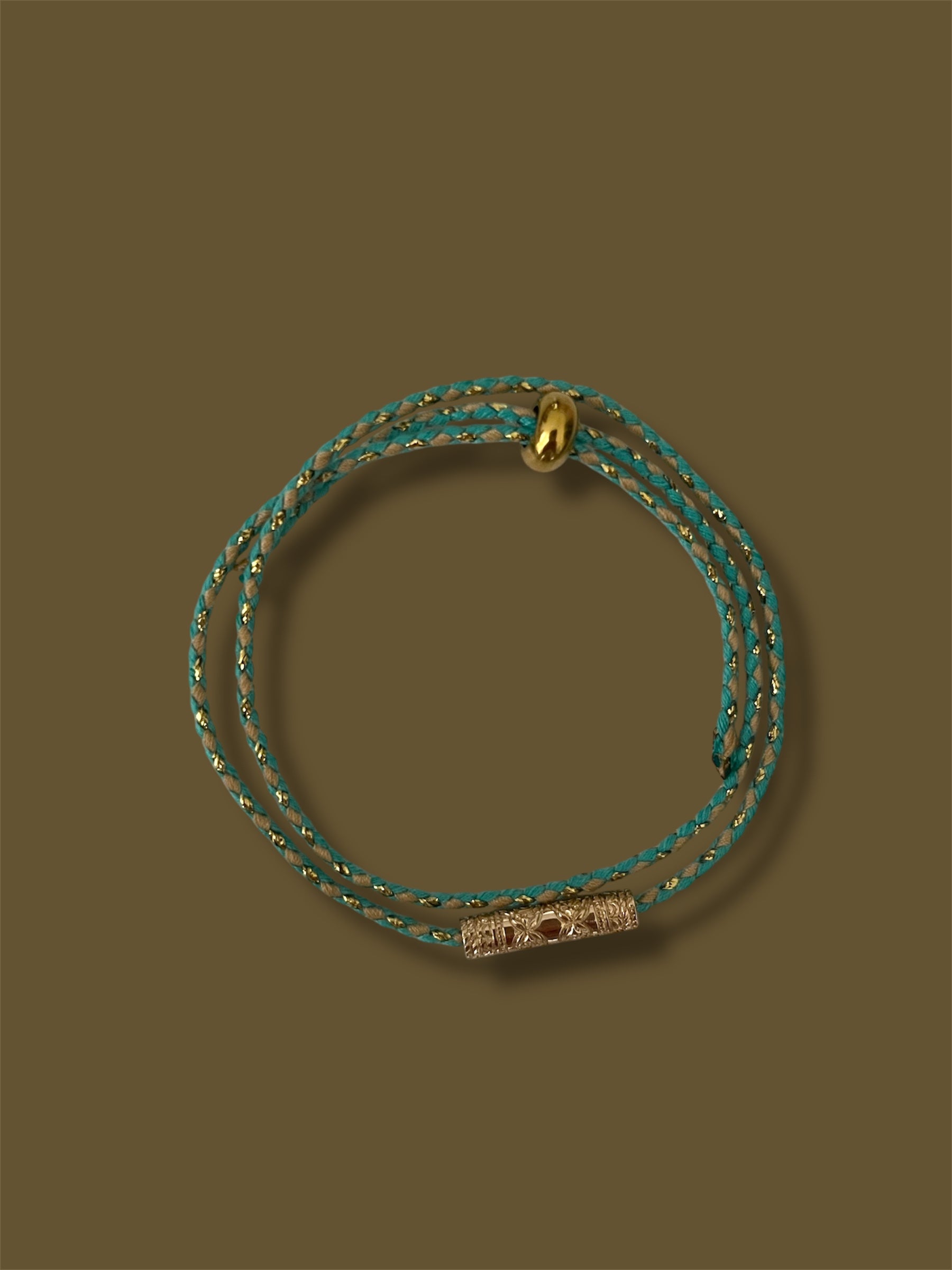 Bracelet LIBAN vert & Bleu